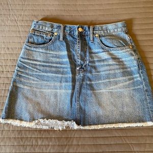 Madewell A-Line Denim Skirt W29 NWOT